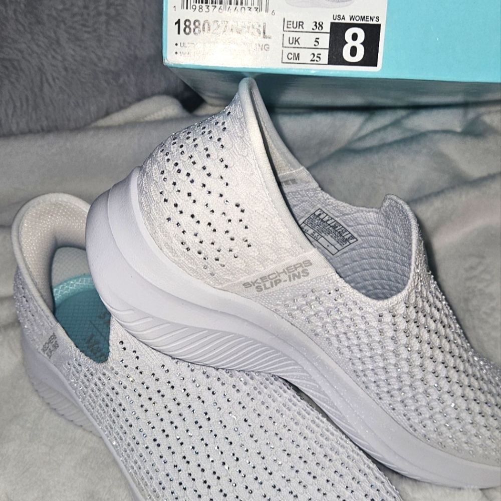 White mirror shoes
